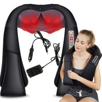 SKUTECZNY MASAŻER NARAMIENNY PUNKTOWY SHIATSU, ROZGRZEWAJACY, NA BÓL MIĘŚNI