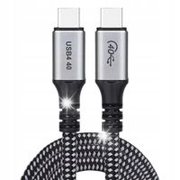 KABEL USB-C USB 4.0 TYPU C ULTRA FAST CHARGE 100W 5A 40Gb/s 5K 60Hz 1,2m