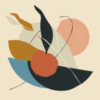 Plakat 30x30cm Kształt Organiczny