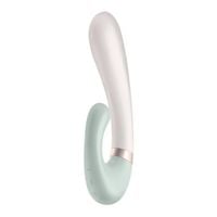 wibrator punktu g satisfyer heat wave miętowy podgrzewany aplikacja 20 cm