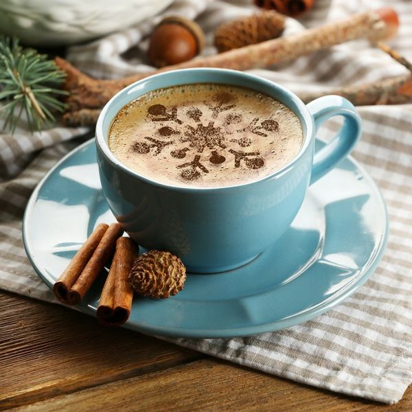 Szablony do Dekoracji KAWY i CIASTEK 7 i 11cm Wielorazowe 14 szt. ZIMA zdjęcie 2