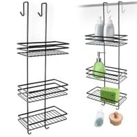 Półka Łazienkowa Wisząca Zawieszana na Szybę Prysznic Kosmetyki Akcesoria