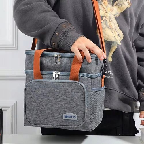 KOSZ PIKNIKOWY TORBA TERMICZNA PLAŻOWA NA ZAKUPY PIKNIK DUŻA 2 komory na Arena.pl