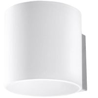 Kinkiet LAMPA ścienna SL.0211 szklana OPRAWA tuba biała