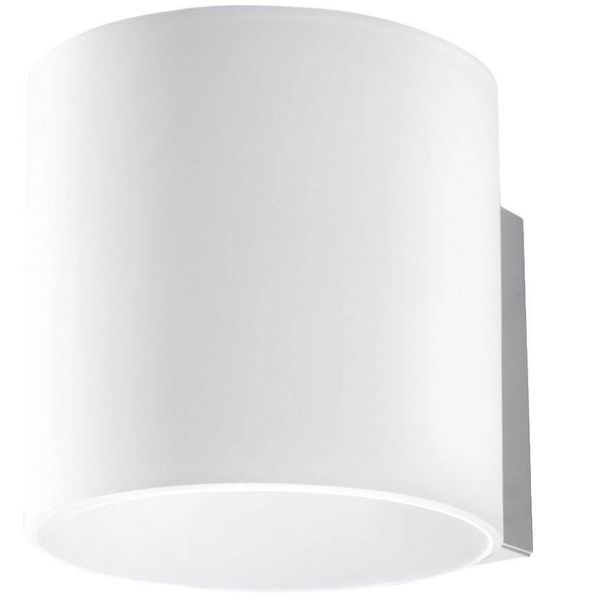 Kinkiet LAMPA ścienna SL.0211 szklana OPRAWA tuba biała zdjęcie 1