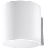 Kinkiet LAMPA ścienna SL.0211 szklana OPRAWA tuba biała