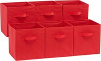 2 x 6x PUDEŁKA NA ZABAWKI DZIECIĘCE SKRZYNKI 33x33 CM ORGANIZERY SKŁADANE D