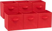 2 x 6x PUDEŁKA NA ZABAWKI DZIECIĘCE SKRZYNKI 33x33 CM ORGANIZERY SKŁADANE D