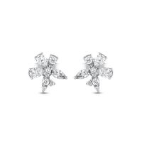 Złote kolczyki KBD6093 - Diament