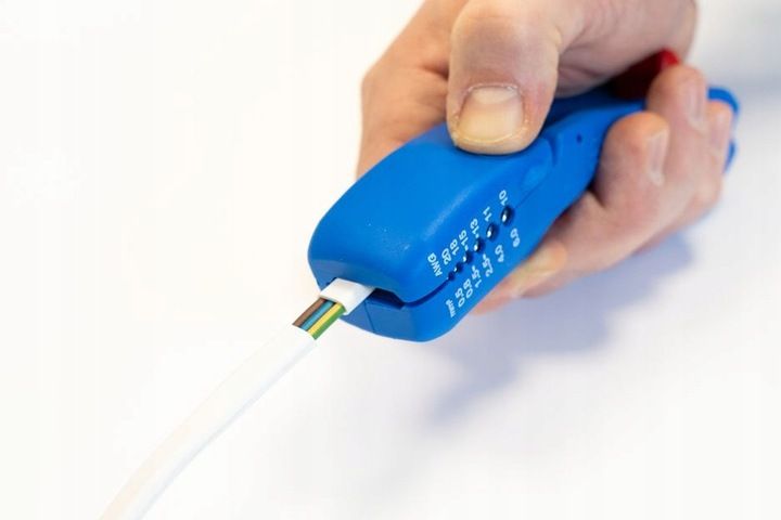 Ściągacz izolacji do kabli płaskich i okrągłych WEICON / MADE IN GERMANY zdjęcie 15