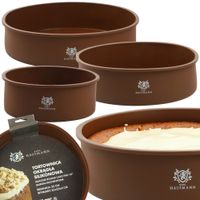 ZESTAW 3 SZT FORM SILIKONOWYCH FORMY DO PIECZENIA CIAST TORTOWNICA NA TORT