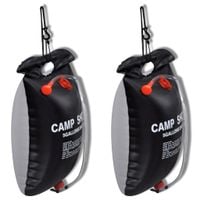 Kempingowe prysznice solarne, 2 szt., 20 L