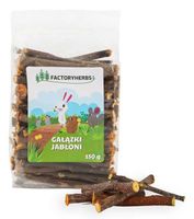 FACTORYHERBS gryzaki GAŁĄZKI JABŁONI przysmak królika kawii gryzoni 150g