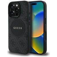 Etui Guess do iPhone 16 Pro, Czarny, MagSafe