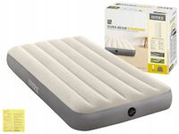 Materac Dmuchany Welurowy Jednoosobowy Łóżko 99x191x25 Intex 64101