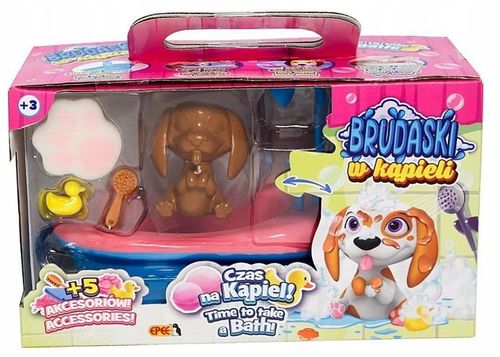 Brudaski w kąpieli piesek Beagle biało-brązowy, 5 elementów na Arena.pl