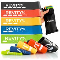 GUMY DO ĆWICZEŃ MINI BAND ZESTAW 5 GUM LATEKSOWYCH OPOROWE TAŚMY FITNESS