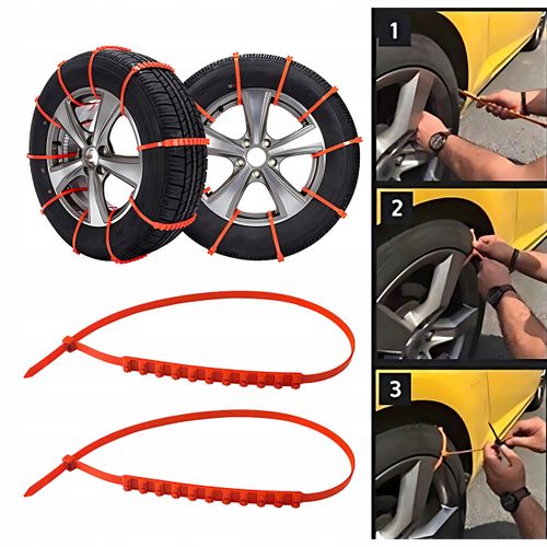 Opaski Zaciskowe na Kola Antyposlizgowe Opaski na Kola Zimowe Wielorazowe na Arena.pl