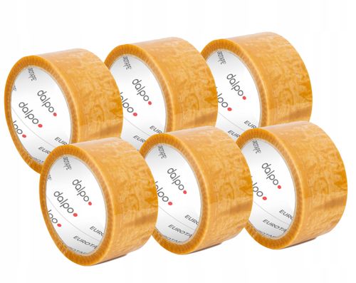 taśma pakowa dalpo transparent strong 48/60y - 6 szt. na Arena.pl