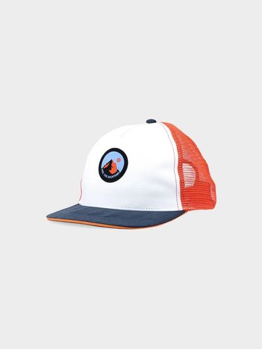 4F CZAPKA Z DASZKIEM CHŁOPIĘCA TRUCKERKA DZIECIĘCA SNAPBACK SS24 na Arena.pl