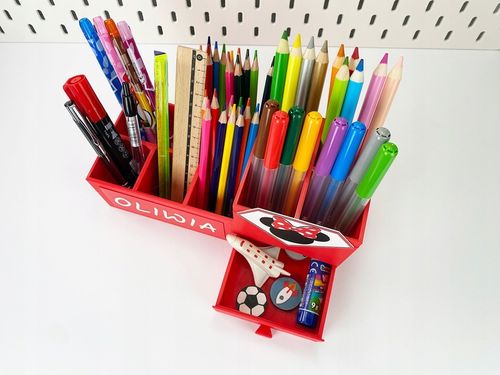 KAJAWIS Organizer na biurko XL przybornik kredki piórnik IMIĘ SZUFLADKA EKO na Arena.pl