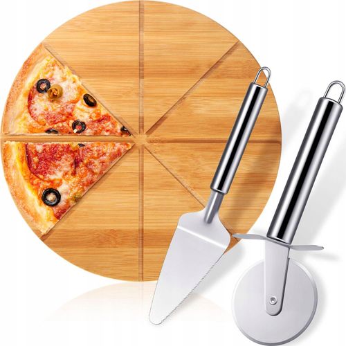 Deska do pizzy, bambus Ø35cm Kinghoff na Arena.pl