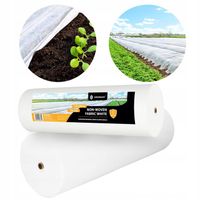 AGROWŁÓKNINA ZIMOWA BIAŁA 100x1,6m 70g/m2 OTULINA WŁÓKNINA OKRYCIOWA UV