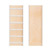 zjeżdżalnia dwustronna Woodiko - drewno-biały