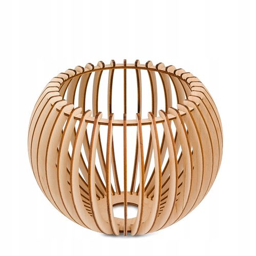 LAMPA STOJĄCA PODŁOGOWALOFT NA LED E27 STAŁA GIĘTA Z KLOSZEM DREWNO na Arena.pl