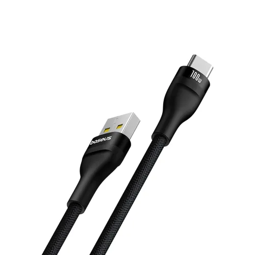 kabel baseus flash 2 usb-a / usb-c 100w 1 m - czarny na Arena.pl