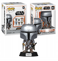 Figurka FUNKO POP Star Wars 663 The Mandalorian with Dark Saber