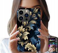 ETUI DO IPHONE 15 PRO - ELEGANCKIE ZŁOTE MODNE WZORY FUTERAŁ