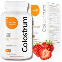 Colostrum dla Dzieci Colostrum Junior PROBIOTYK Witamina C Cynk ODPORNOŚĆ