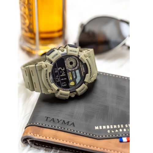 ZEGAREK MĘSKI CASIO Digital Moonphase WS-1500H-5B + BOX na Arena.pl