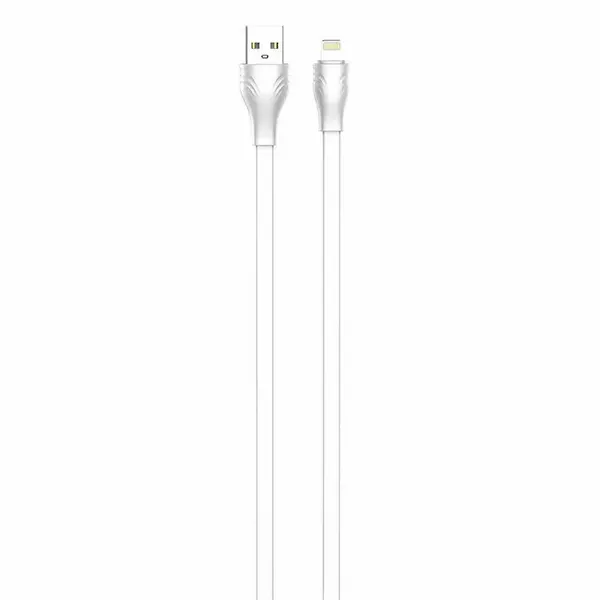 Kabel USB do Lightning LDNIO LS553, 2.1A, 2m (biały) zdjęcie 1