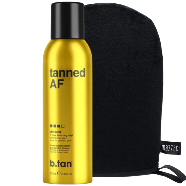 b.tan Tanned Af Bronzing Mist Mgiełka + Rękawica zdjęcie 1
