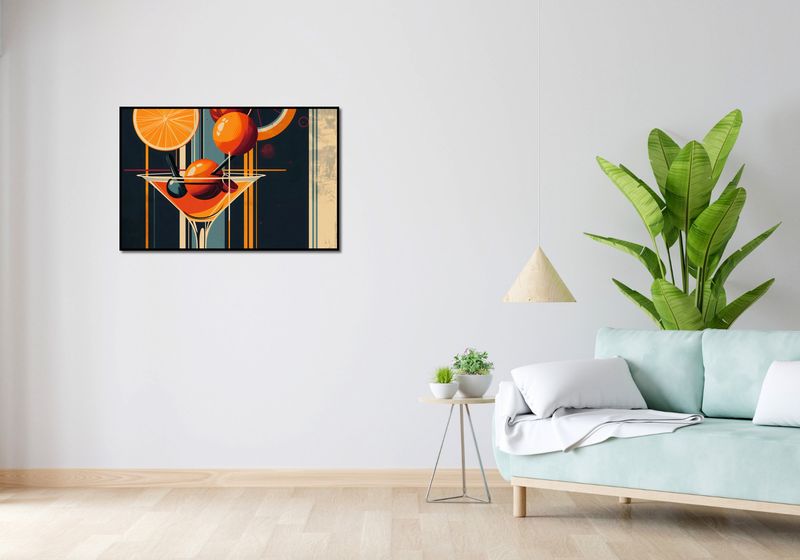 Plakat 91,5x60cm Koktajl w Stylu zdjęcie 4