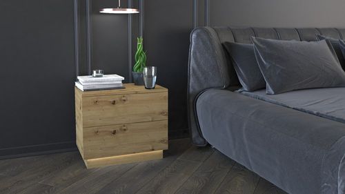 SZAFKA NOCNA SELA S2 - DĄB ARTISAN na Arena.pl
