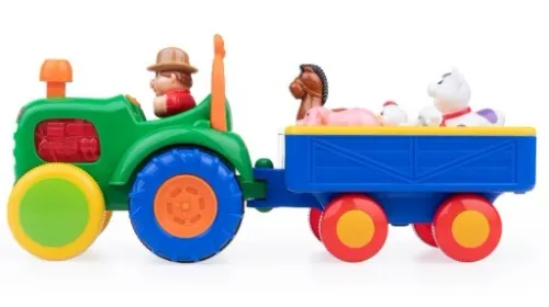 Dumel Traktor Farmer Interaktywny mówi PL świeci na Arena.pl