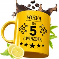 Złoty Kubek Premium Dla Woźnej Prezent Z Nadrukiem Ze Zdjęciem
