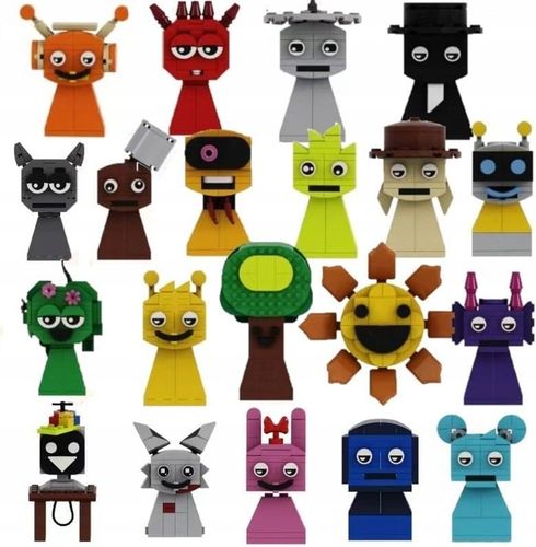 20Pcs Sprunki Game Building Blocks 5cm Incredibox zestaw konstrukcyjny na Arena.pl