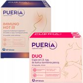Zestaw PUERIA DUO ciąża od 13. tyg. 90 kapsułek + PUERIA IMMUNO HOT 14 sasz