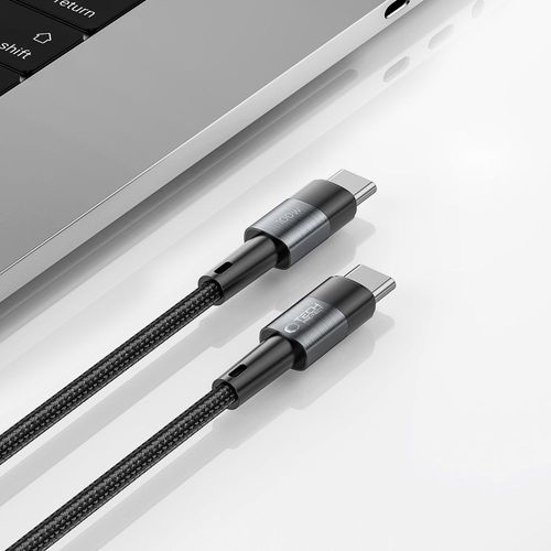 kabel przewód usb-c pd 100w 5a 3m - szary na Arena.pl