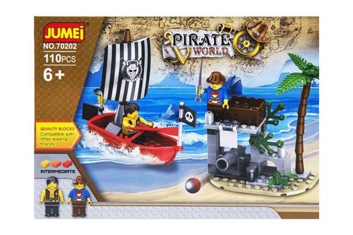 Klocki Jumei PIRACI 110 elementów, 25 x 18 cm na Arena.pl