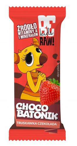 Batony owocowe dla dzieci BeRAW Kids do szkoły przekąska mix smaków 16x25g na Arena.pl