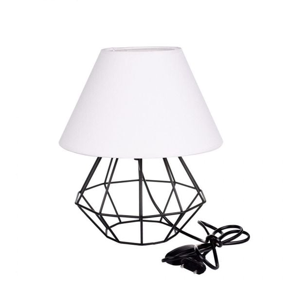 Lampka nocna 1xE27 PATI BLACK/WHITE zdjęcie 1