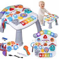 DLA DZIECI STOLIK EDUKACYJNY ZABAWA I NAUKA