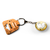 Muminek | 5 cm | Metal Szkło | Brelok | Muminki