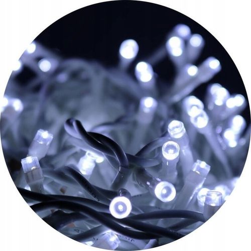 200 LED ZIMNY BIAŁY lampki wewnętrzne choinkowe świąteczne Święta dekoracja na Arena.pl