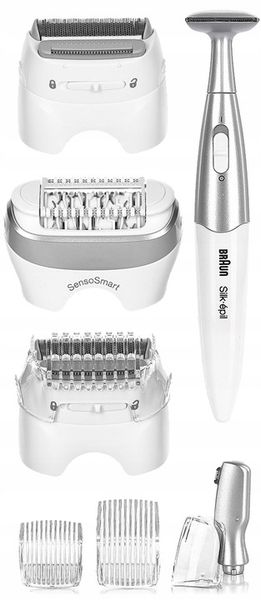 DEPILATOR BRAUN Silk-epil 9 SENSOSMART Wet&Dry + GOLARKA - LIMITED EDITION zdjęcie 14